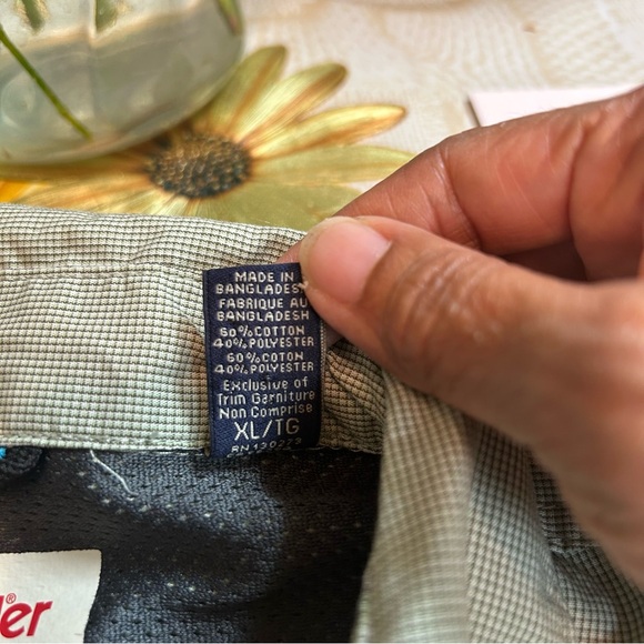 Wrangler Authentics Men’s XL Short Sleeve Outdoor Hiking, Fishing Buttondown XL - Picture 8 of 11